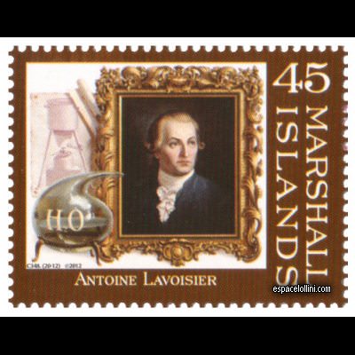 the stamp astronome MSH 17 Lavoisier