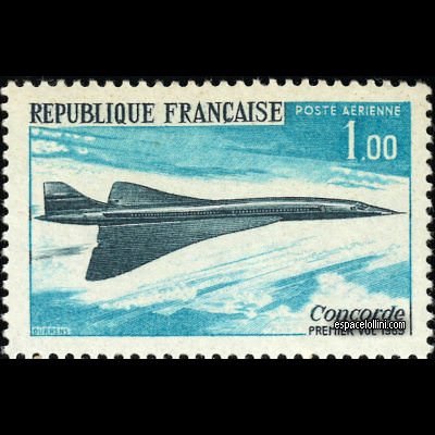 le timbre concorde FRA 1