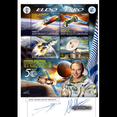 the stamp 10522 GAB 133/136 EA