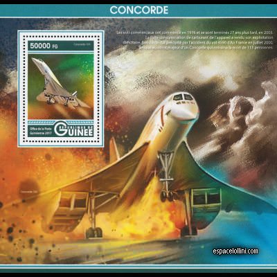 the stamp concorde GUI 127 B