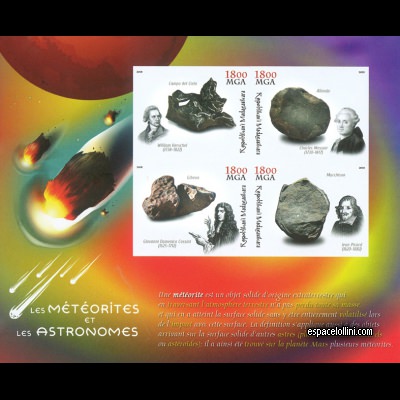 the stamp 10587 MAD 1/4 CA