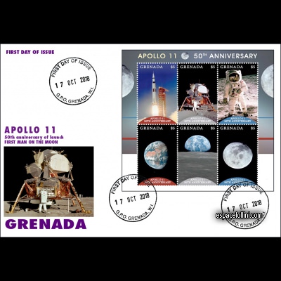 the stamp 10580 GRA 1/6 F
