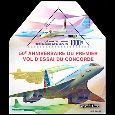 the stamp concorde DJI 161 B