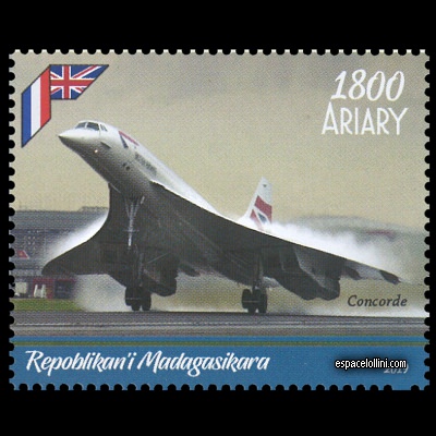 le timbre concorde MAD 73