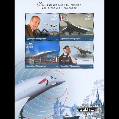 le timbre concorde MAD 76/79 C
