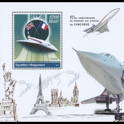 le timbre concorde MAD 80 B