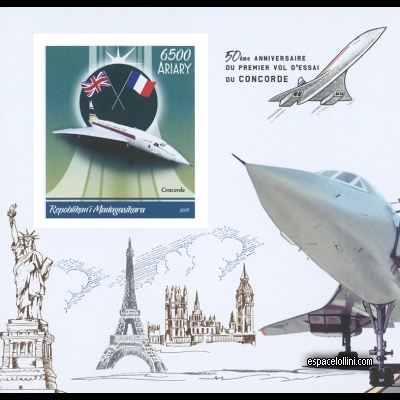 le timbre concorde MAD 80 BA
