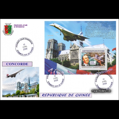 the stamp concorde GUI 136 F
