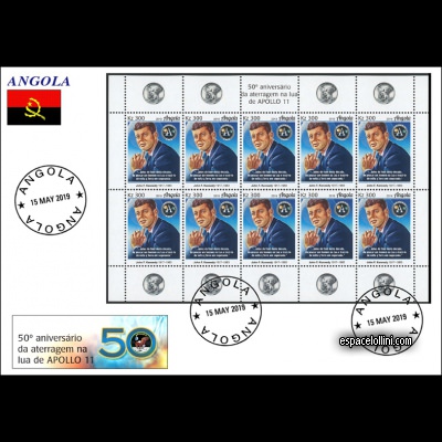 the stamp 10580 ANG 9 F
