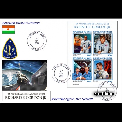 the stamp 10580 NIG 6/9 FA