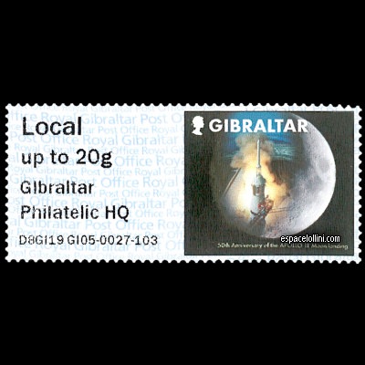 the stamp 10580 GIB 1