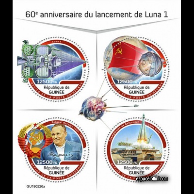 the stamp 10597 GUI 1/4 C