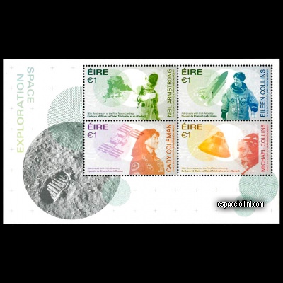 the stamp 10580 IRL 1/4 C