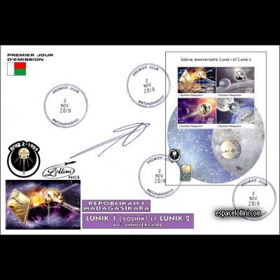 the stamp 10597 MAD 6/9 F
