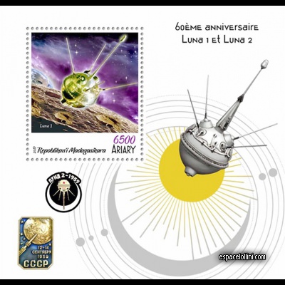 the stamp 10597 MAD 10 B