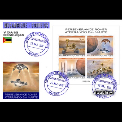 the stamp 10639 MOZ 1/4 F