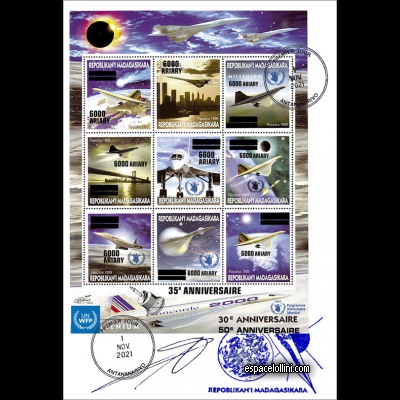 le timbre 10665 MAD 10/18 FA