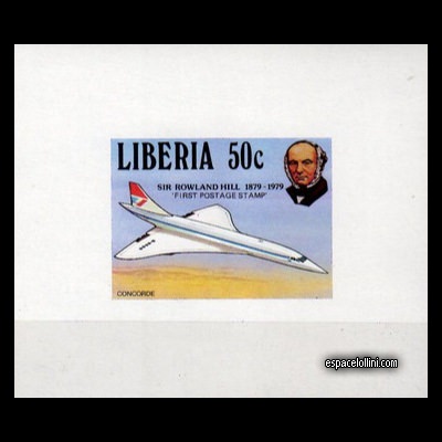 the stamp concorde LIB 13 EA