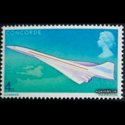 the stamp concorde GBR 1