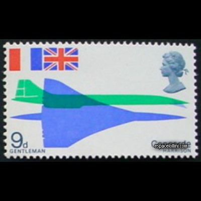 the stamp concorde GBR 2