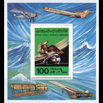 the stamp concorde LYB 6 B
