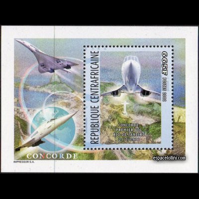 le timbre concorde CAR 40 B