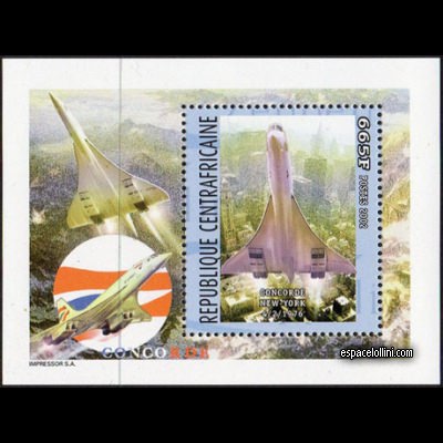 le timbre concorde CAR 42 B
