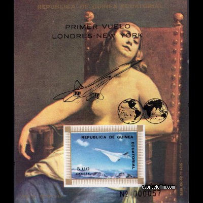 the stamp concorde GUP 12 BA