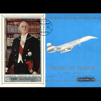 le timbre concorde YAR 1 F