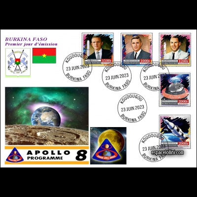 the stamp 10575 BUR 1/5 F