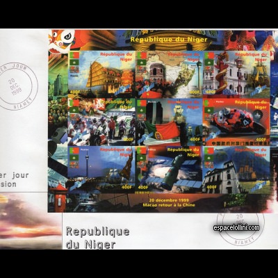 le timbre 10175 NIG 1/9 FA