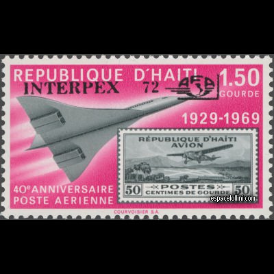 le timbre concorde HAI 4
