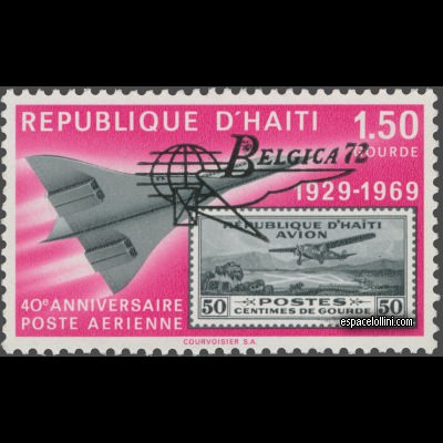 le timbre concorde HAI 8