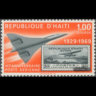le timbre concorde HAI 1