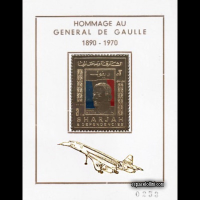 le timbre concorde SHA 8 B    