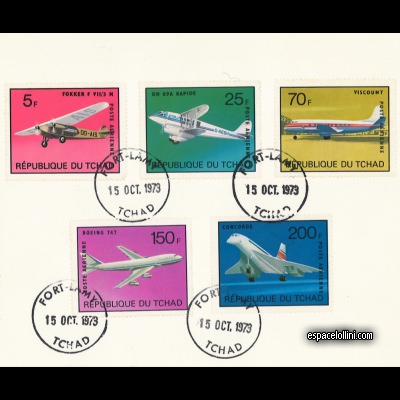 le timbre concorde TCH 1/5 F