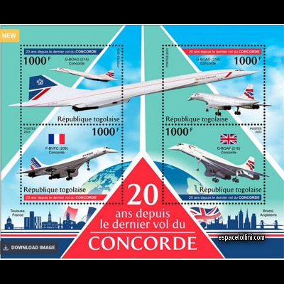le timbre Concorde TOG 81/84 C