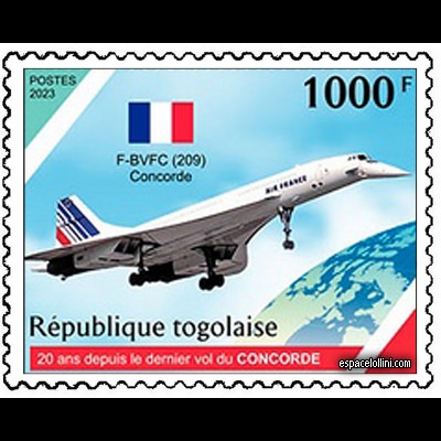 le timbre Concorde TOG 81