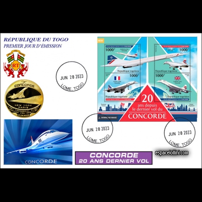le timbre concorde TOG 81/84 F