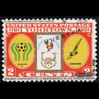 the stamp concorde GUP 5 K