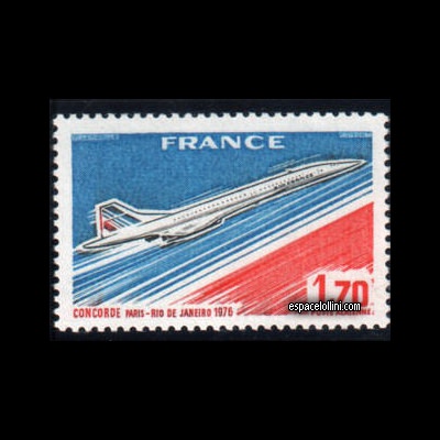 the stamp concorde FRA 4
