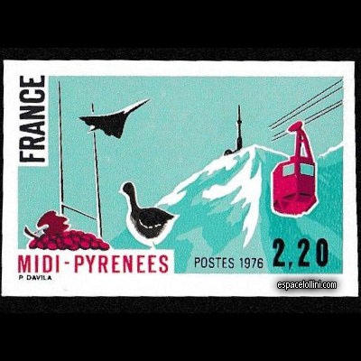 the stamp concorde FRA 5 A