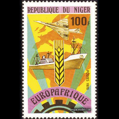 the stamp concorde NIG 2