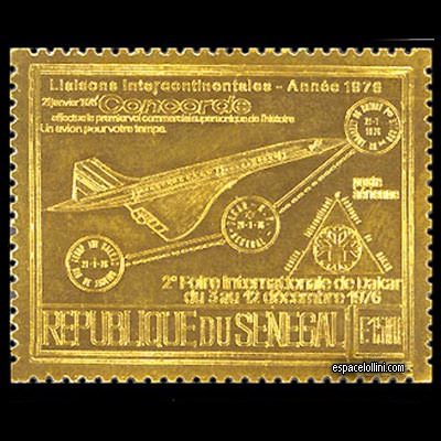 the stamp concorde SEN 3