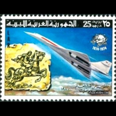 the stamp concorde LYB 1