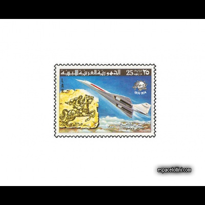 the stamp concorde LYB 1 EA