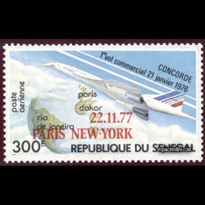 the stamp concorde SEN 17
