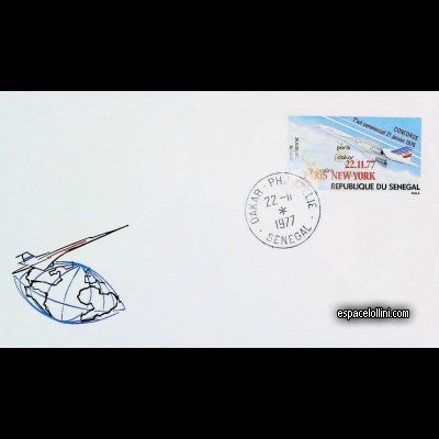 the stamp concorde SEN 17 F