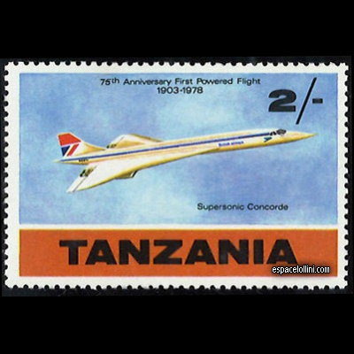 the stamp concorde TAN 3