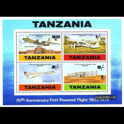 the stamp concorde TAN 1/4 C